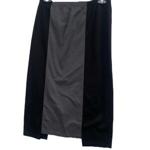 Vintage Mossimo Black and Grey Color Block Pencil Skirt